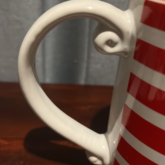 DACHSHUND with Santa hat Spectrum Designz Coffee Mug Red/White Stripes - Picture 5 of 11